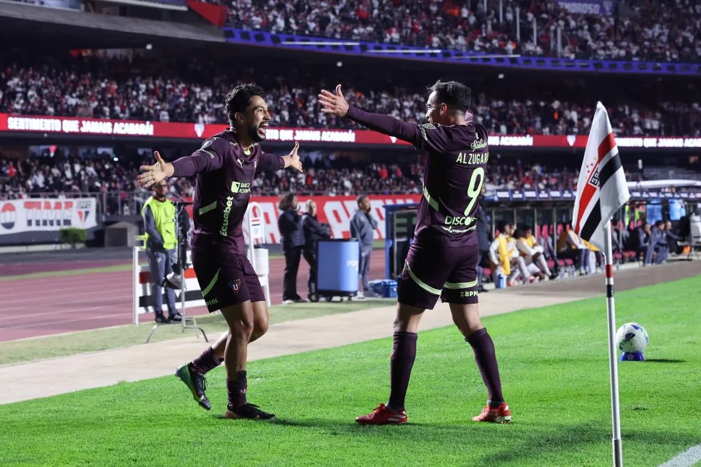 Liga de Quito – Jeison Medina gol vs. Sao Paulo. Foto: Getty.