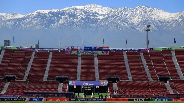 El Estadio Nacional de Santiago, sede del partido inaugural y la final del Mundial.
