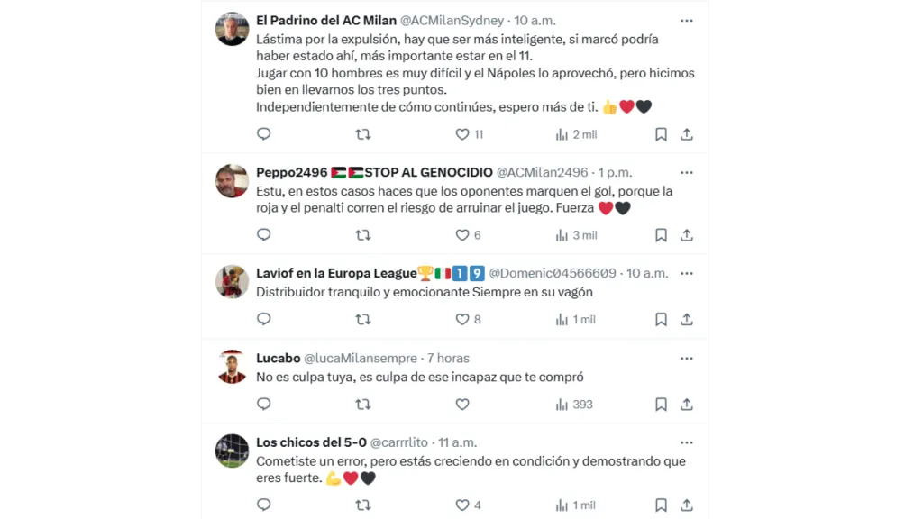 Algunos de los comentarios contra Pervis. (Foto: Captura de pantalla)