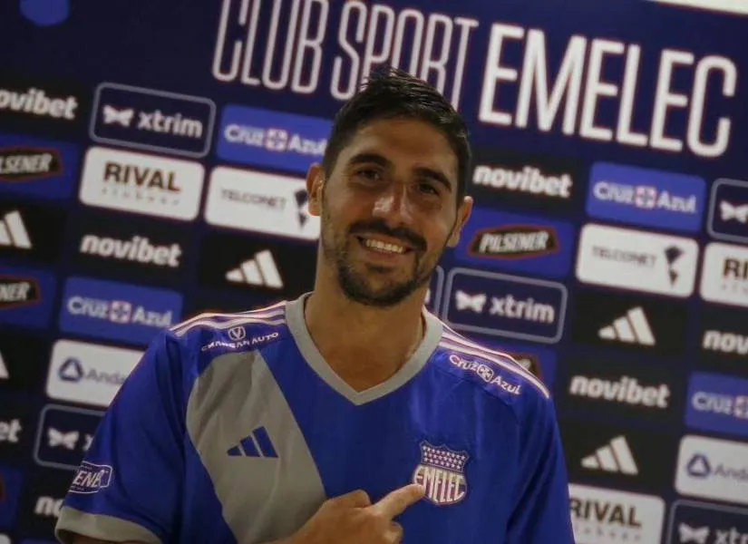 Erbes firmó 1 año de contrato con Emelec. (Foto: @CSEmelec)