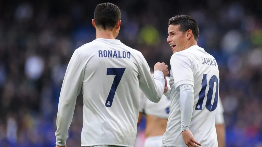 James y CR7, cerca de verse las caras en marzo del 2026: GETTY