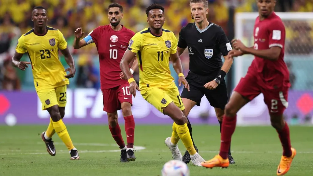 Michael Estrada – Selección Ecuador vs. Qatar, Mundial 2022.