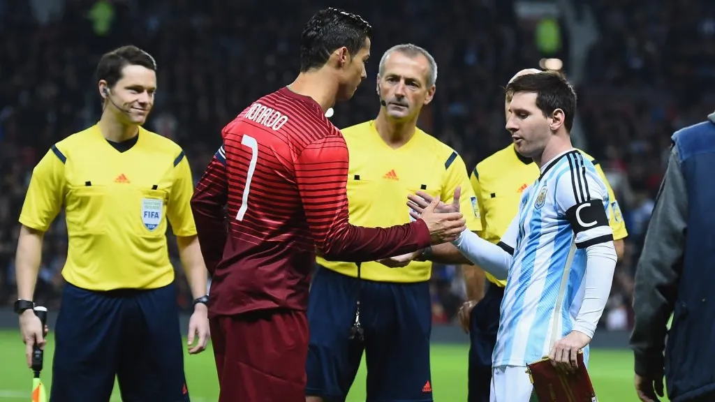 Messi y CR7 solo le midieron en un amistoso por Ginebra en el 2011 por selecciones: GETTY