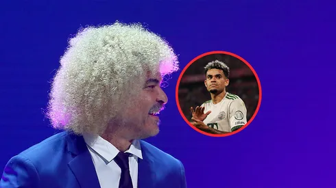 Carlos El Pibe Valderrama no dudó y elogió a Luis Díaz.