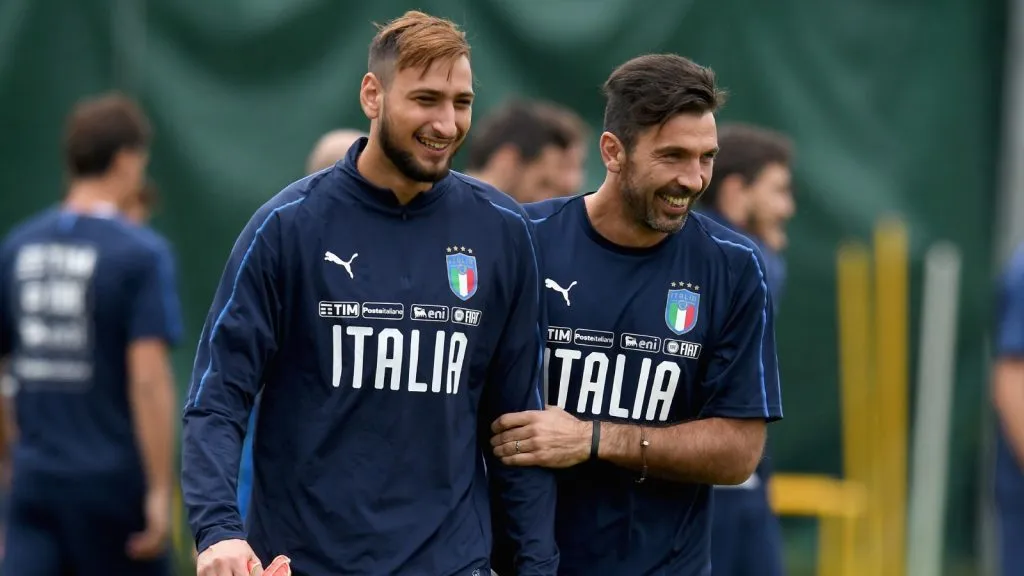 Donnarumma y Buffon, pasado y presente de Italia: GETTY