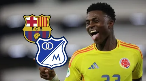 Neiser Villarreal podría irse al FC Barcelona y revelan la cifra que recibiría Millonarios