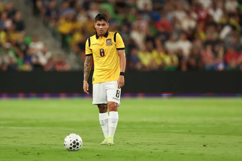 Jordy Alcívar reemplazaría a Moisés Caicedo en el debut del Mundial. (Foto: GettyImages)
