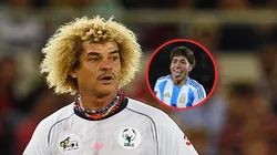 Carlos El Pibe Valderrama y Maher Carrizo.