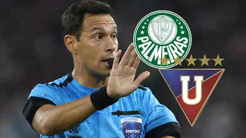 Favoreció al Real Madrid y expulsó a un jugador de Liga de Quito: El árbitro asignado para el partido vs. Palmeiras
