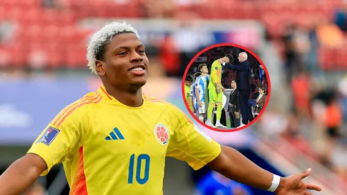 Óscar Perea y Santino Barbi en el Mundial Sub-20.