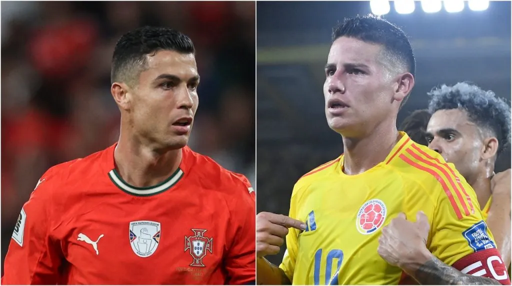 Cristiano Ronaldo y James se podrían enfrentar en fecha FIFA. (Foto: Getty Images)