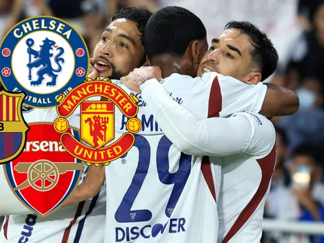 Arsenal y Chelsea fueron a ver a TITULAR de Liga de Quito vs. Palmeiras