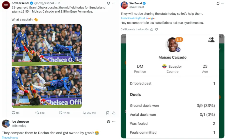 Los comentarios de los hinchas ‘Gunners’ en redes sociales.