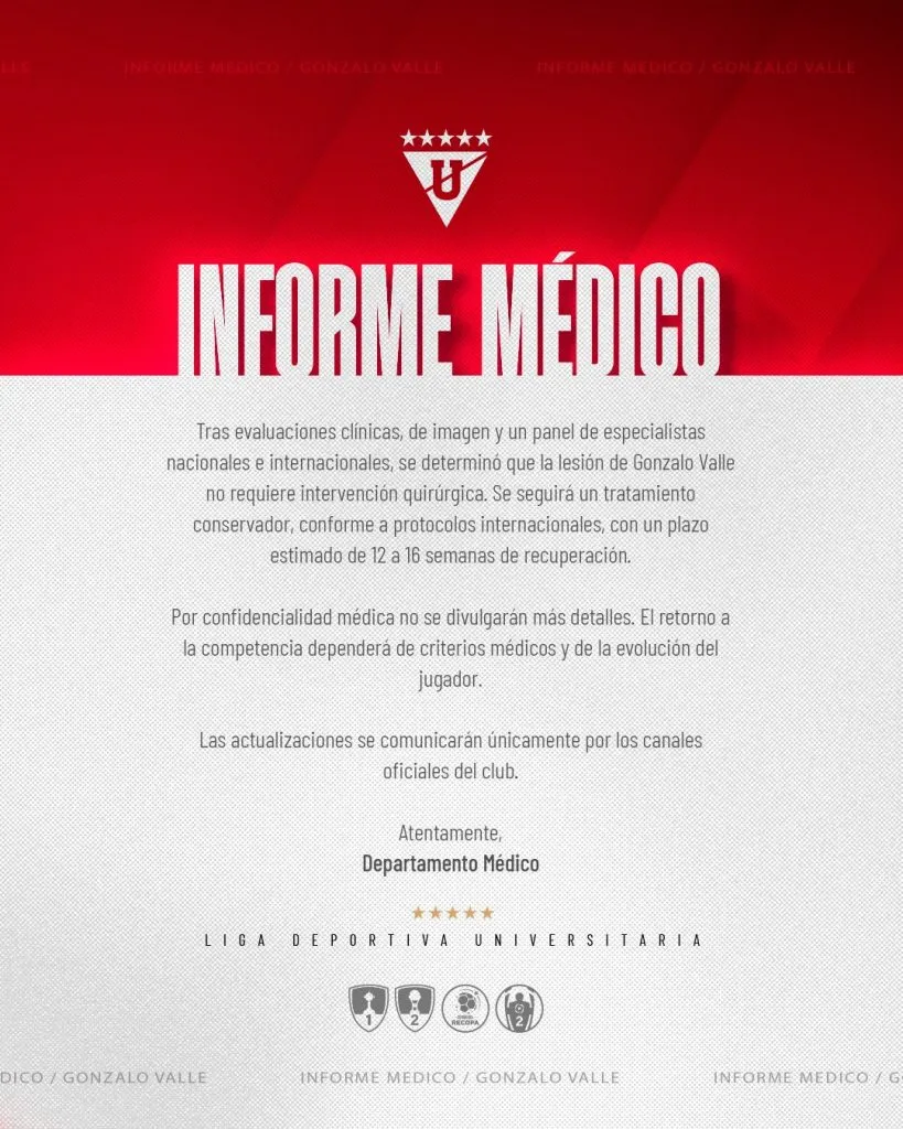 Comunicado Gonzalo Valle