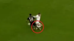 La patada de Jens Castrop a Luis Díaz en la Bundesliga.