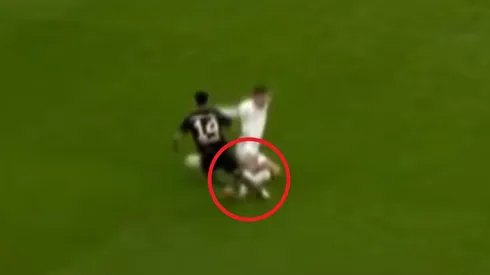 La patada de Jens Castrop a Luis Díaz en la Bundesliga.