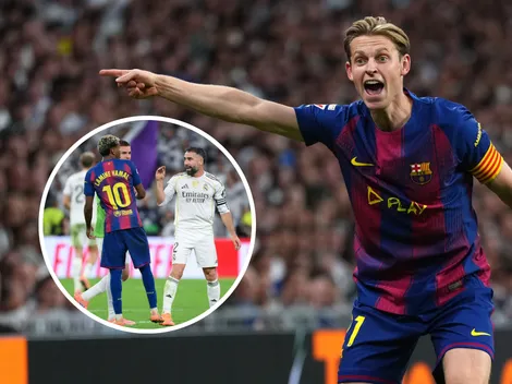 De Jong atacó a Carvajal por su reacción con Lamine