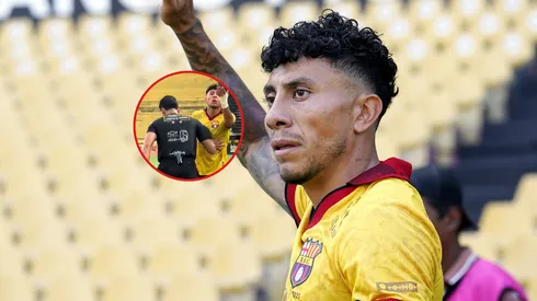Joao Rojas explota contra un jugador de Libertad