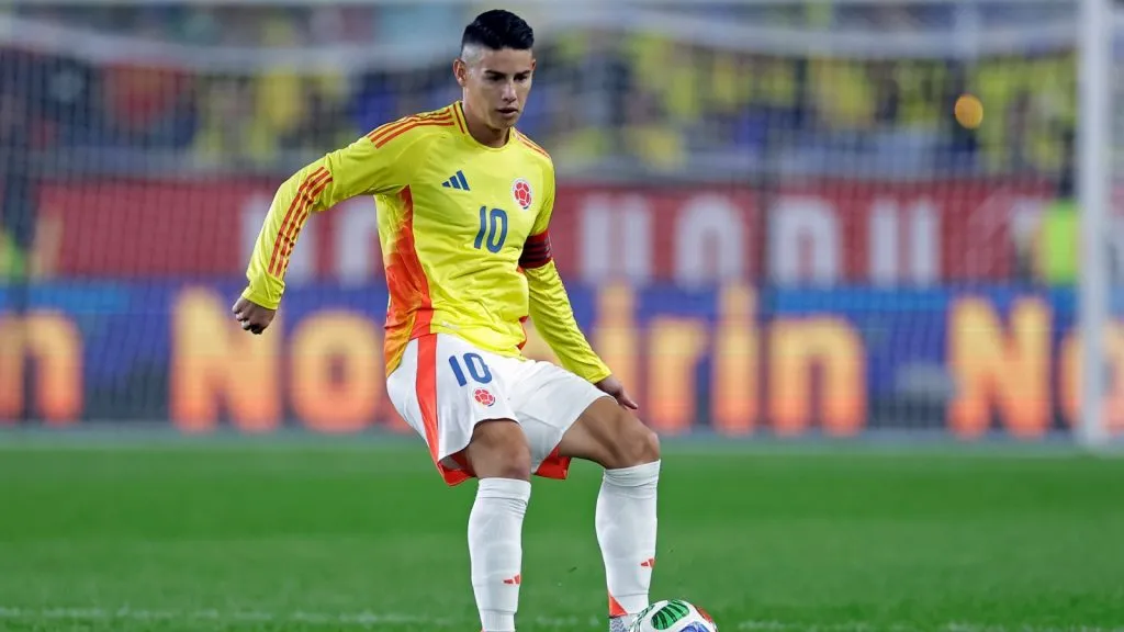 La IA piensa en destinos que favorezcan el nivel de James en Colombia durante el Mundial: GETTY