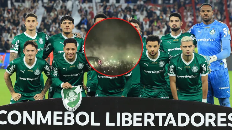 Histórico recibimiento a Palmeiras en la Copa Libertadores