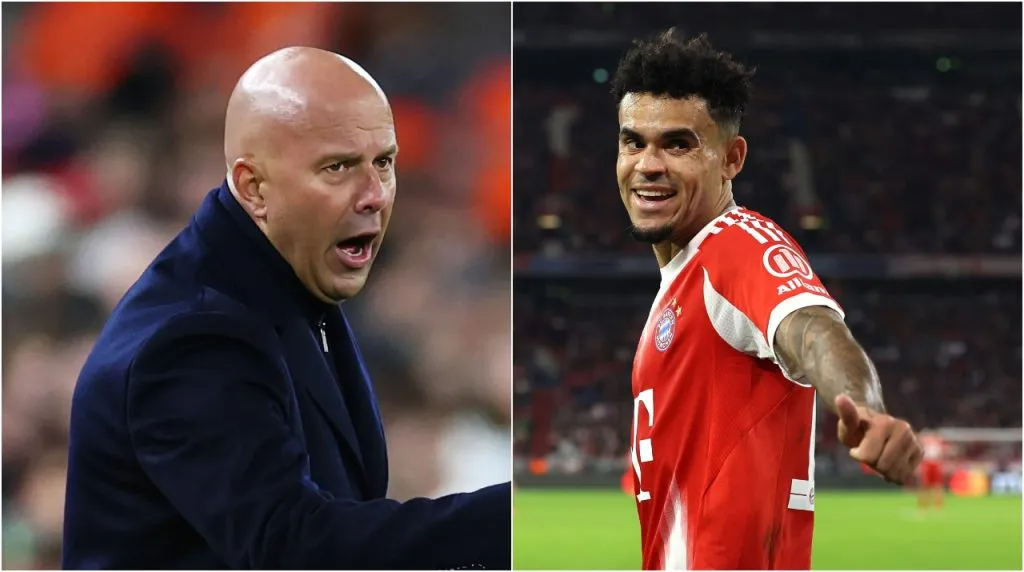 Arne Slot dirigió una temporada a Luis Díaz. (Foto: Getty Images)