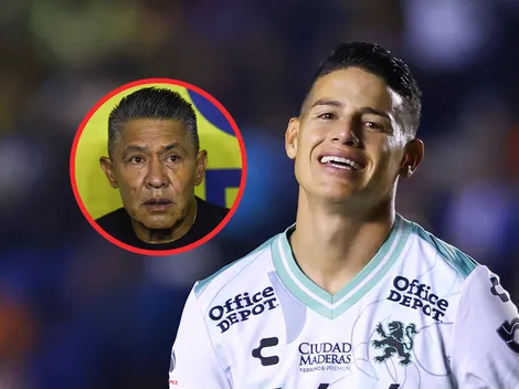 Así despidió el entrenador de León a James Rodríguez
