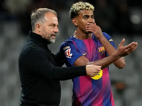 Hansi Flick tomó una decisión frente a la pubalgia de Lamine Yamal