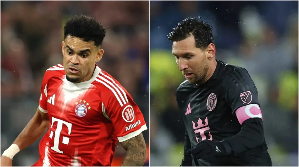 Luis Díaz y Lionel Messi fueron destacados en un equipo ideal. (Foto: Getty Images)