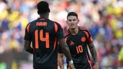 James Rodríguez y Jhon Durán con la Selección Colombia en Eliminatorias.