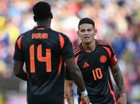 La reacción de James al ver que Durán se vuelve a acercar a Colombia
