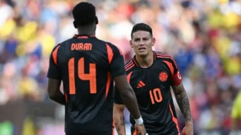 James Rodríguez y Jhon Durán con la Selección Colombia en Eliminatorias.
