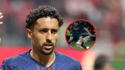 Marquinhos le envió un mensaje a Luis Díaz.