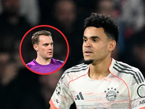 Se reveló cómo recibió Luis Díaz a Neuer tras las críticas del arquero