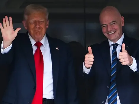 Infantino respaldó a Trump: ''Todos deberíamos apoyarlo''
