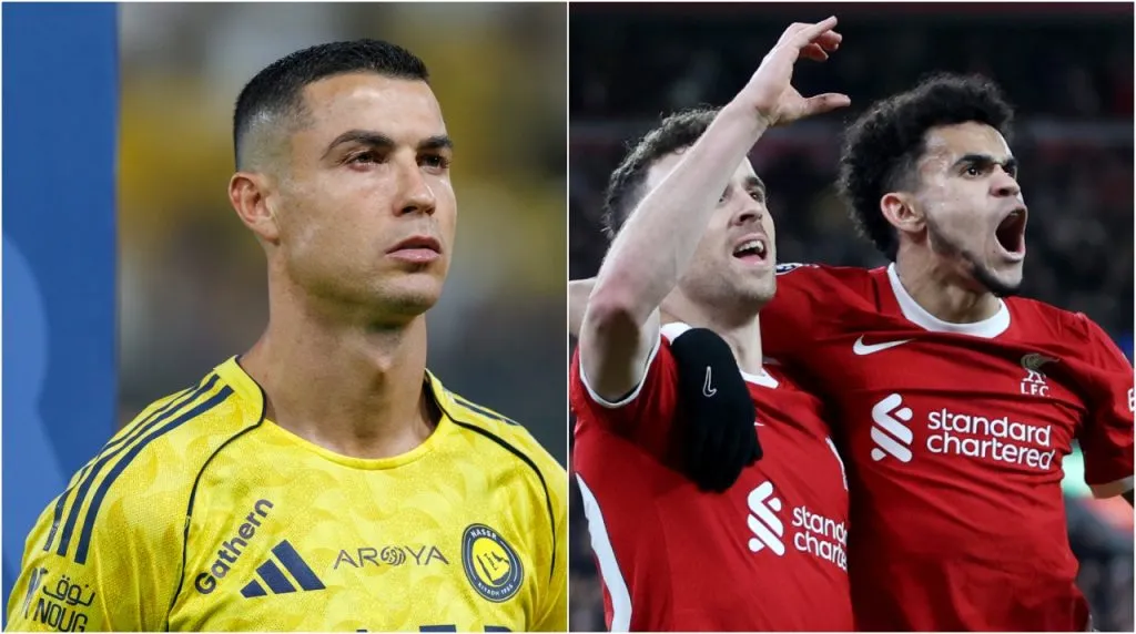 Cristiano y Luis Díaz no fueron al funeral de Jota. (Foto: Getty Images)