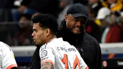 Vincent Kompany habló del nivel de Luis Díaz.