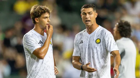 Disputa de goles entre Joao Félix y CR7.