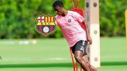 Apareció en este equipo el delantero ecuatoriano