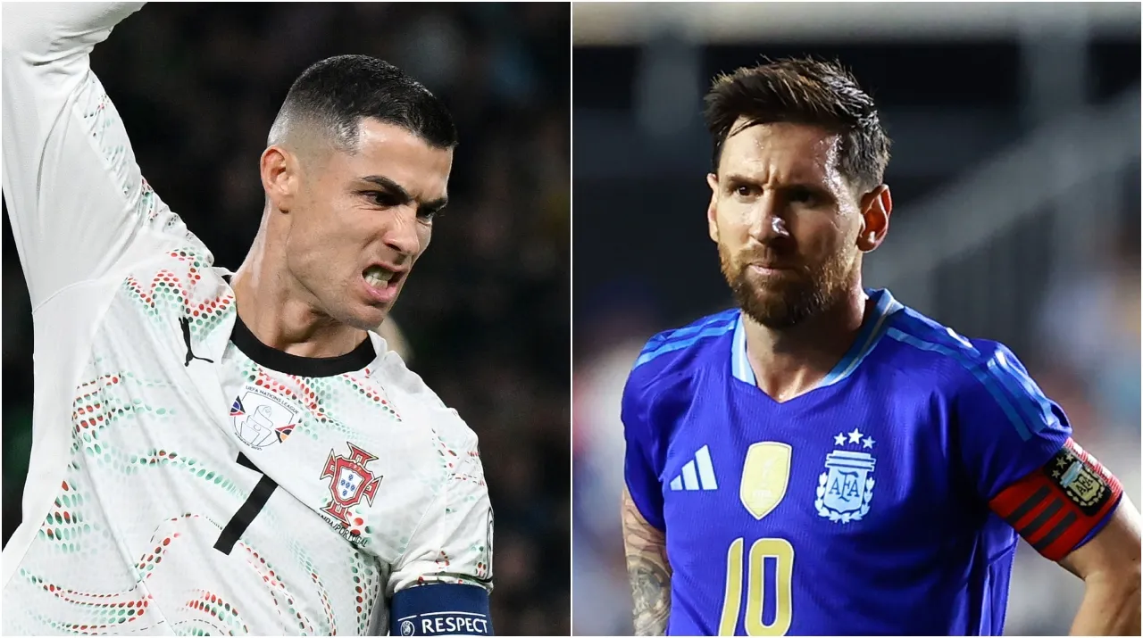Cristiano Ronaldo tiene más expulsiones que Lionel Messi. (Foto: Getty Images)