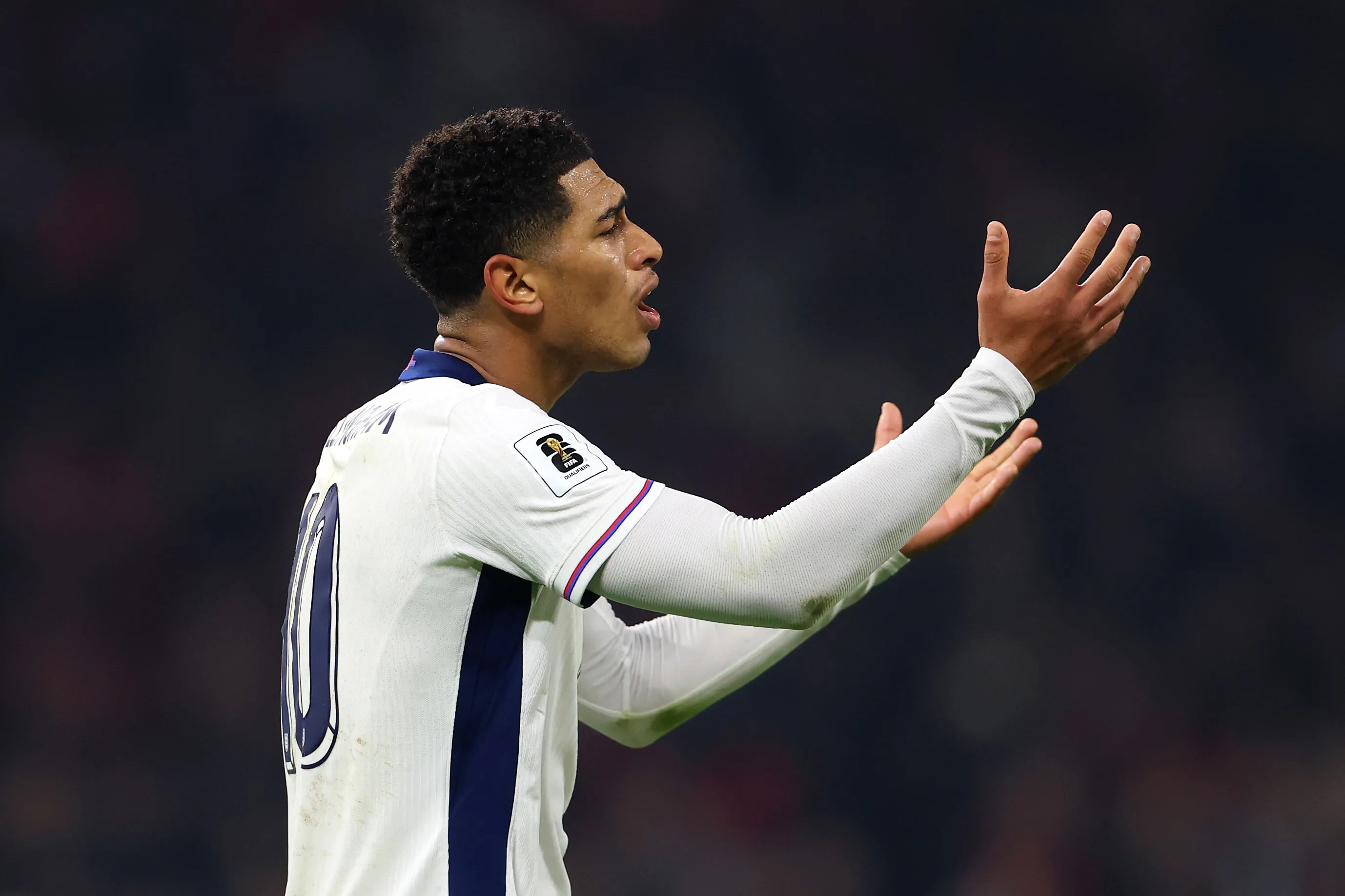 Jude Bellingham vs. Albania. Getty Images.