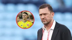 El DT de Australia acusó a Colombia de ser favorecida con un penalti.