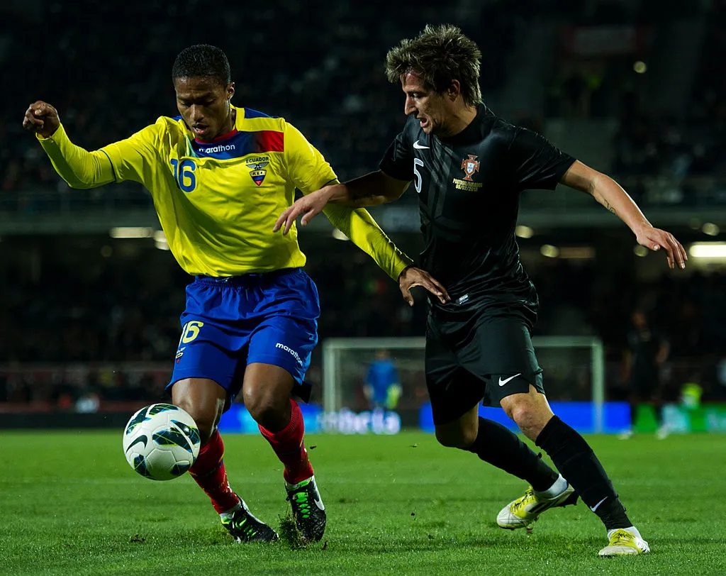 Ecuador vs. Portugal, uno de los últimos amistososo europeos. Foto: Getty.