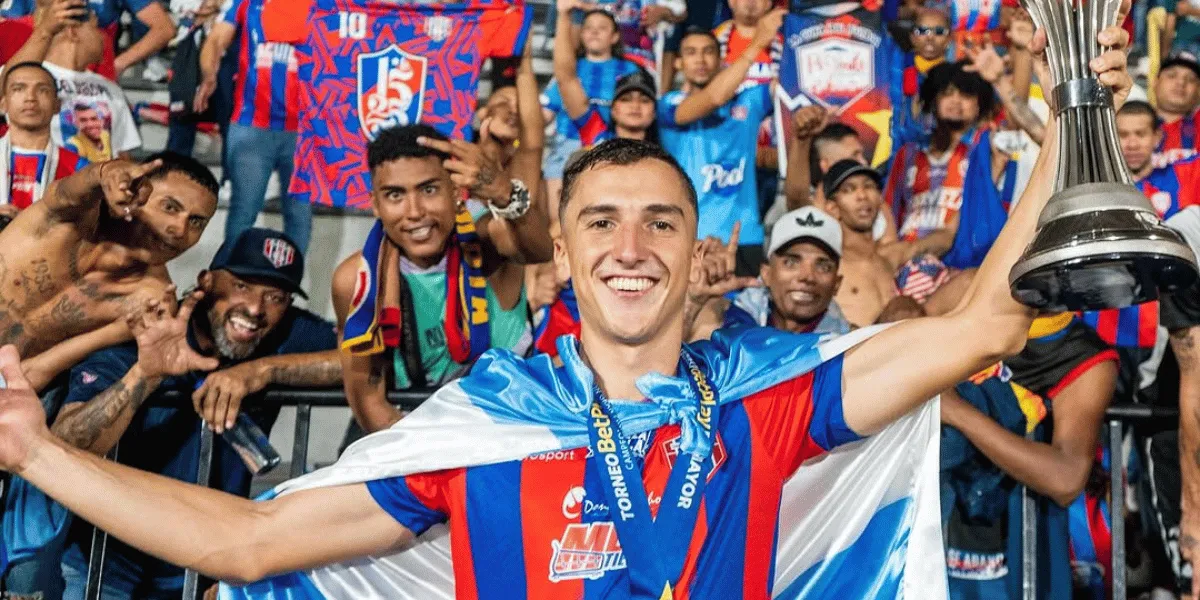 Agostin Spina, campeón con Unión Magdalena de Colombia.