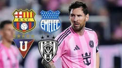 ¡Messi en Ecuador! Confirman los dos clubes que jugarían con el Inter de Miami Foto: Getty