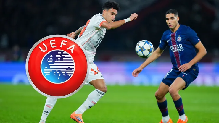 La drástica sanción que recibió Luis Díaz por su falta a Hakimi y esto hará el Bayern Múnich Foto: Getty
