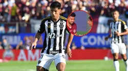 El viral cruce de Franco contra un rival en la final de la Copa Sudamericana