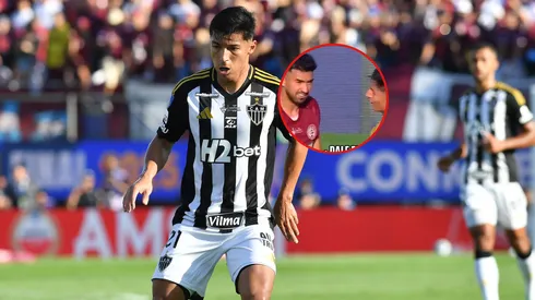 El viral cruce de Franco contra un rival en la final de la Copa Sudamericana