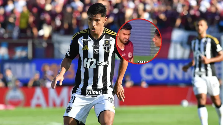 El viral cruce de Franco contra un rival en la final de la Copa Sudamericana