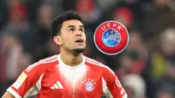 Luis Díaz fue sancionado con 3 fechas de suspensión en la Champions League.