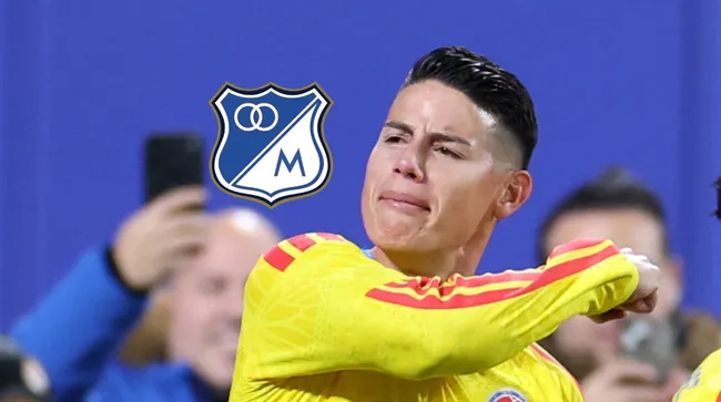 Millonarios se puso en contacto para firmar a James Rodríguez